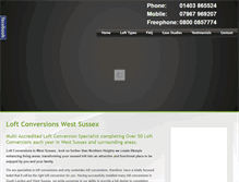 Tablet Screenshot of loftconversionswestsussex.com
